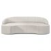 Sofá 2 Lugares para Sala de Estar Living 150cm Theo D06 Bouclê Creme - Mpozenato