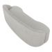 Sofá 2 Lugares para Sala de Estar Living 150cm Theo D06 Bouclê Creme - Mpozenato