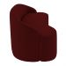 Sofá 2 Lugares para Sala de Estar Living 150cm Theo D06 Veludo Bordô - Mpozenato