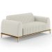 Sofá 210cm 3 Lugares Base Gold Molino D06 Linho C-367 Cru - Mpozenato