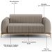 Sofá 210cm 3 Lugares Base Gold Molino D06 Linho C-370 Bege - Mpozenato