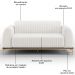 Sofá 210cm 3 Lugares Base Gold Molino D06 PU C-12 Branco - Mpozenato