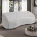 Sofá 3 Lugares 240cm Orgânico Zion M22 Boucle Branco - Mpozenato