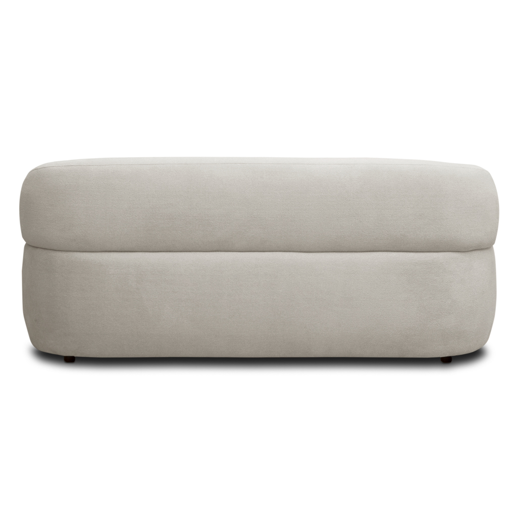 Sofá 3 Lugares Living Orgânico Sala de Estar 170cm Conka F05 Boucle Bege - Mpozenato