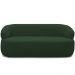 Sofá 3 Lugares Living Orgânico Sala de Estar 170cm Conka F05 Veludo Verde - Mpozenato