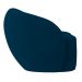 Sofá 3 Lugares Living Orgânico Sala de Estar 180cm Garbin K04 Veludo Azul Marinho - Mpozenato