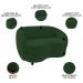 Sofá 3 Lugares Living Orgânico Sala de Estar 180cm Garbin K04 Veludo Verde - Mpozenato