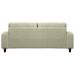 Sofá 3 Lugares Living Pés Madeira 220cm Phill S07 Couro Off - Mpozenato