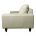 Sofá 3 Lugares Living Pés Madeira 220cm Phill S07 Couro Off - Mpozenato