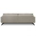 Sofá 3 Lugares Para Sala Living 240cm Vults L08 Couro Off   - Mpozenato