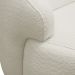 Sofá 3 Lugares Sala Orgânico 180cm Donk L08 Boucle Off White - Mpozenato