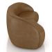 Sofá 4 Lugares 318cm Orgânico Zion M22 Sintético Caramelo - Mpozenato
