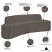 Sofá 4 Lugares para Sala de Estar Living 230cm Koane D06 Bouclê Castor - Mpozenato