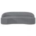 Sofá 4 Lugares para Sala de Estar Living 230cm Theo D06 Bouclê Cinza - Mpozenato