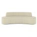 Sofá 4 Lugares para Sala de Estar Living 260cm Koane D06 Linho Creme - Mpozenato