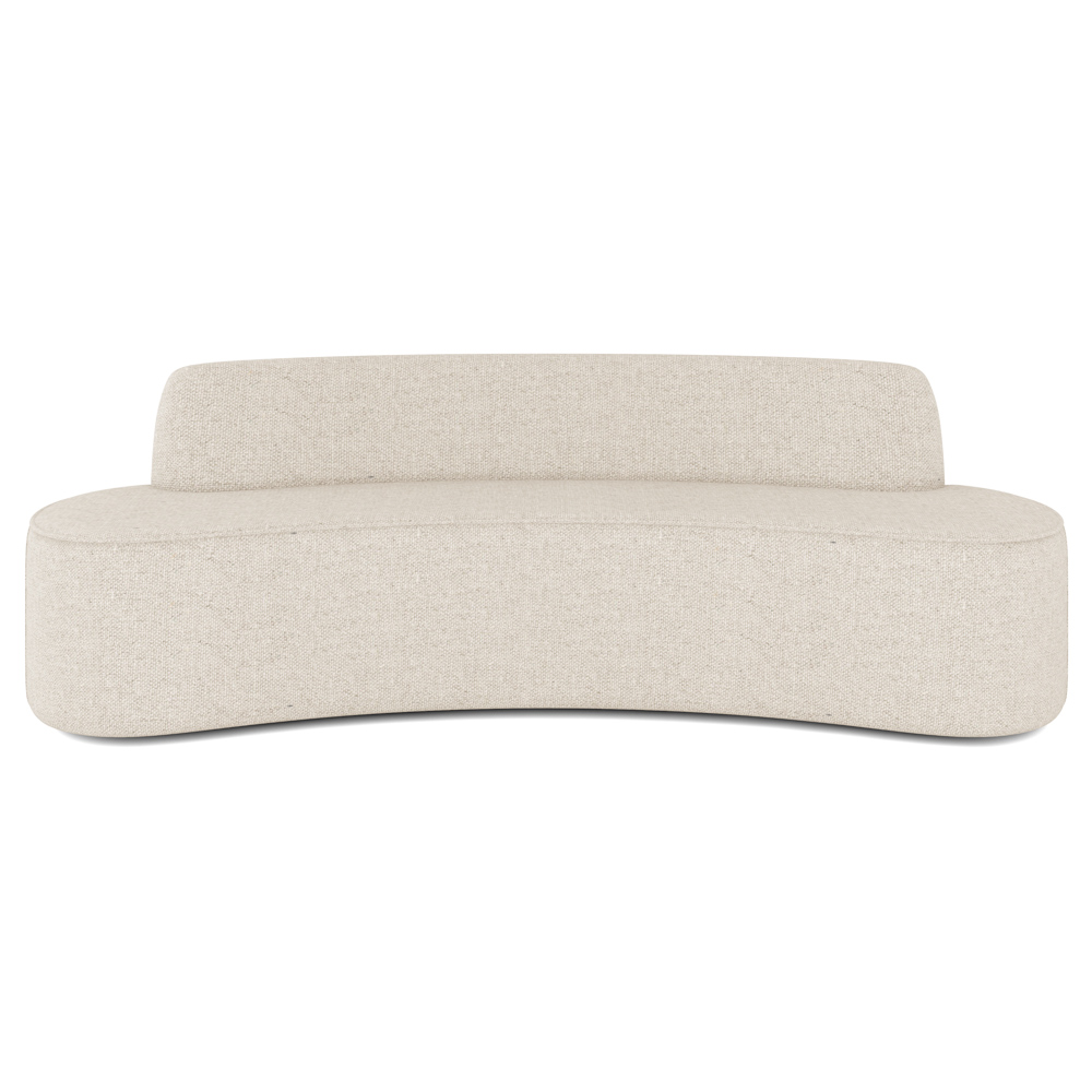 Sofá 4 Lugares para Sala de Estar Living 260cm Koane D06 Linho Pérola - Mpozenato