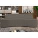 Sofá 5 Lugares para Sala de Estar Living 280cm Koane D06 Bouclê Castor - Mpozenato