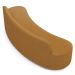 Sofá 5 Lugares para Sala de Estar Living 280cm Koane D06 Sintético Caramelo - Mpozenato