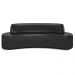 Sofá 5 Lugares para Sala de Estar Living 280cm Koane D06 Sintético Preto - Mpozenato