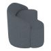 Sofá 5 Lugares para Sala de Estar Living 280cm Theo D06 Linho Mescla Chumbo - Mpozenato