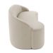Sofá 5 Lugares para Sala de Estar Living 280cm Theo D06 Veludo Creme - Mpozenato