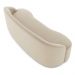 Sofá 5 Lugares para Sala de Estar Living 280cm Theo D06 Veludo Creme - Mpozenato