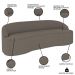 Sofá 5 Lugares para Sala de Estar Living 300cm Theo D06 Bouclê Castor - Mpozenato
