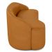Sofá 5 Lugares para Sala de Estar Living 300cm Theo D06 Sintético Caramelo - Mpozenato