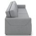 Sofá Cama Casal Retrátil 2 Lugares 192cm Atlas M22 Linho Cinza - Mpozenato