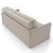 Sofá Cama Casal Retrátil 2 Lugares 192cm Atlas M22 Suede Bege - Mpozenato