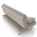 Sofá Cama para Sala de Estar Quarto 193cm Bela M22 Suede Bege - Mpozenato