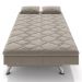 Sofá Cama para Sala de Estar Quarto 193cm Bela M22 Suede Bege - Mpozenato