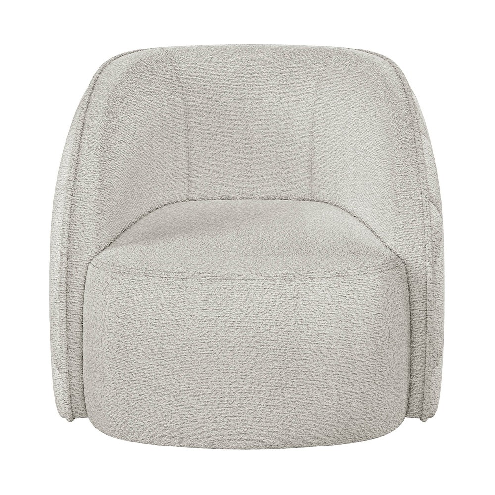 Sofá Decorativo 3 Lugares 288cm com Almofadas e Poltrona Zion M22 Bouclê Branco - Mpozenato