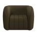 Sofá Decorativo 3 Lugares 292cm e Poltrona Meris M22 Veludo Marrom - Mpozenato