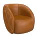 Sofá Decorativo 4 Lugares 318cm com Almofadas e Poltrona Zion M22 Sintético Caramelo - Mpozenato