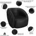 Sofá Decorativo 4 Lugares 318cm com Almofadas e Poltrona Zion M22 Sintético Preto - Mpozenato