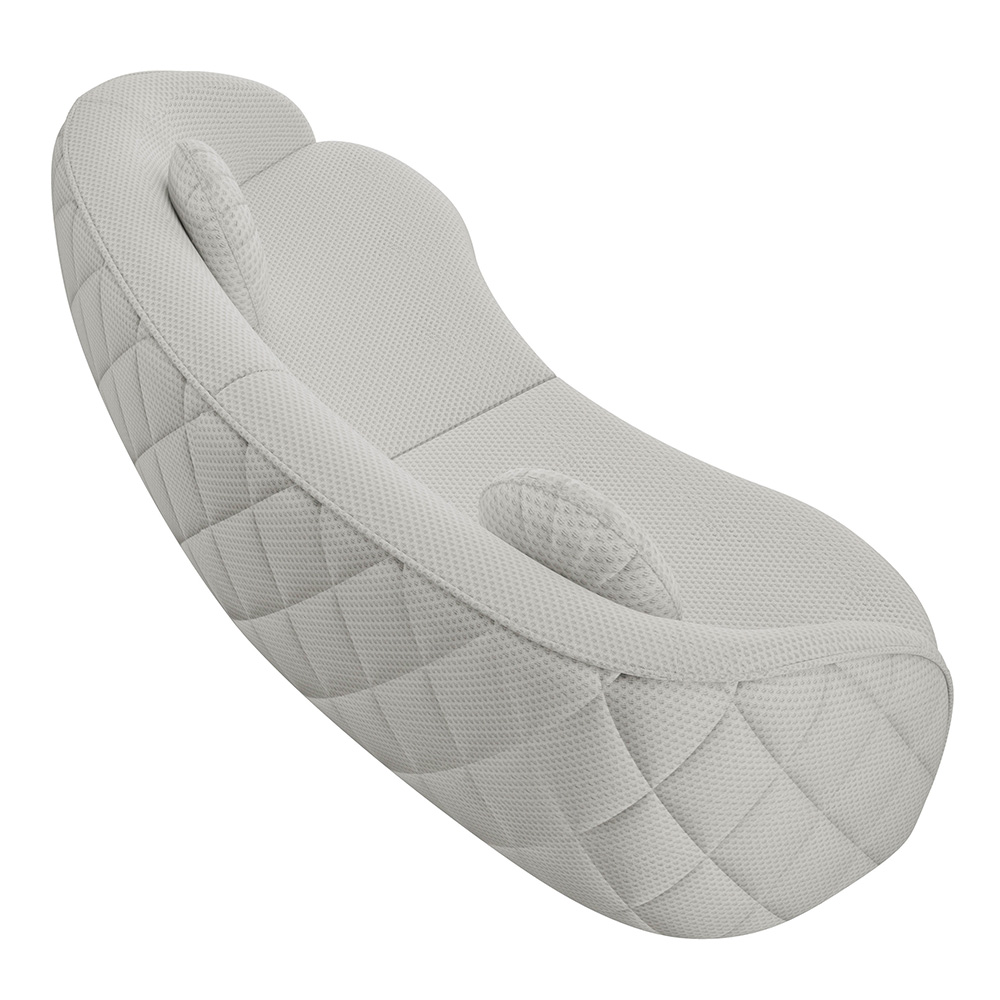 Sofá Decorativo com Almofadas 4 Lugares 318cm Tressê Zion M22 Linho Cru - Mpozenato