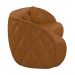 Sofá Decorativo com Almofadas 4 Lugares 318cm Tressê Zion M22 Sintético Caramelo - Mpozenato