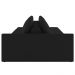 Sofá Ilha Modular com Puff para Sala Living 232cm Georgia K04 Veludo Preto - Mpozenato
