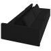 Sofá Ilha Modular com Puff para Sala Living 232cm Georgia K04 Veludo Preto - Mpozenato
