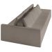 Sofá Ilha Modular com Puff para Sala Living 312cm Georgia Z08 Boucle Bege Escuro - Mpozenato