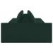 Sofá Ilha Modular com Puff para Sala Living 342cm Georgia K04 Veludo Verde - Mpozenato