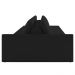 Sofá Ilha Modular com Puff para Sala Living 392cm Georgia K04 Veludo Preto - Mpozenato
