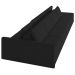 Sofá Ilha Modular com Puff para Sala Living 432cm Georgia K04 Veludo Preto - Mpozenato