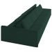 Sofá Ilha Modular com Puff para Sala Living 432cm Georgia K04 Veludo Verde - Mpozenato