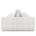 Sofá Ilha e Puff Sala Living 365cm Siesta M22 Bouclê Branco - Mpozenato