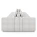 Sofá Ilha e Puff Sala Living 465cm Siesta M22 Bouclê Branco - Mpozenato
