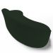 Sofá Living  2 Lugares 180cm Braço Esquerdo Mozart D06 Veludo Verde - Mpozenato