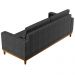 Sofá Living 145cm 2 Lugares Kayrós D05 Linho Chumbo - Mpozenato