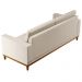 Sofá Living 180cm 3 Lugares Kayrós D05 Linho Bege - Mpozenato